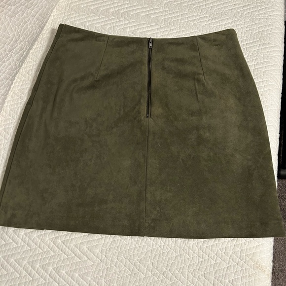 Abbeline suede mini‎ skirt women small - Picture 2 of 9